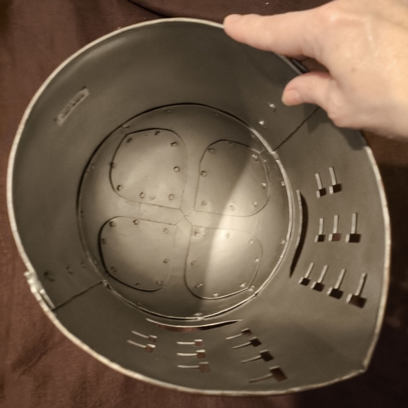 Medieval Style Steel Helmet - Picture 4 of 5